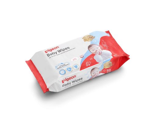 Picture of Pigeon Baby Wipes Water Based Refill 80s