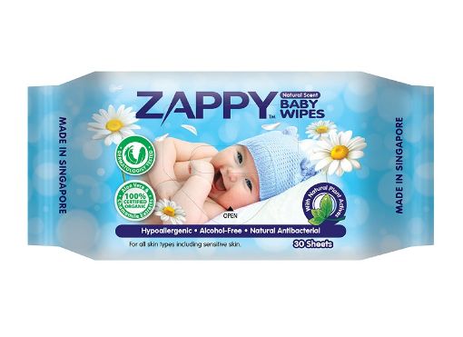 Picture of Zappy Baby Wipes Scented 30s