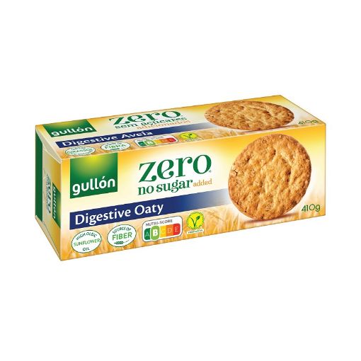 Picture of Gullon Zero No Sugar Added Digestive Oaty 410g