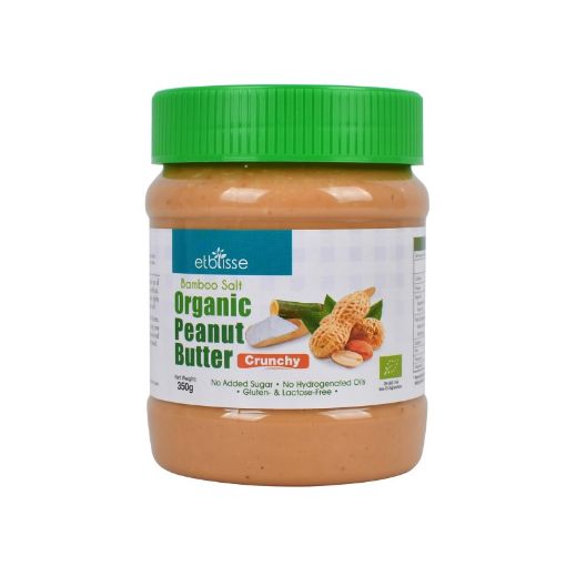 Picture of Etblisse No Sugar Added  Organic Peanut Butter Crunchy 350g