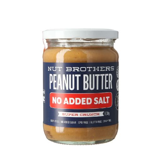Picture of Nut Brothers Peanut Butter Crunchy Unsalted 500g