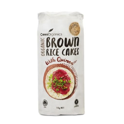 Picture of Ceres Organic Brown Rice Cakes With Quinoa 110g