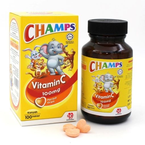 Picture of Champs C 100mg Orange 100s