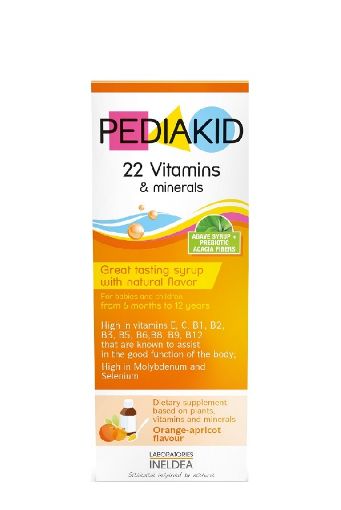 Picture of Pediakid 22 Vitamins & Minerals 125ml