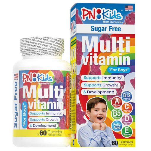 Picture of PN Kids Sugar Free Multivitamin For Boys 60s