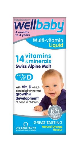 Picture of Vitabiotics Wellbaby Multi Vit & Minerals Infant Liquid 150ml