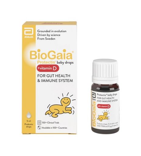 BioGaia Protectis Bébé Gouttes Avec Vitamine D 10ml