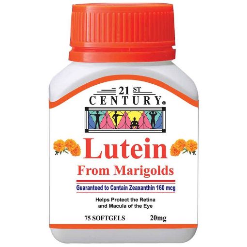 Picture of 21C Lutein From Marigolds 20mg 75s