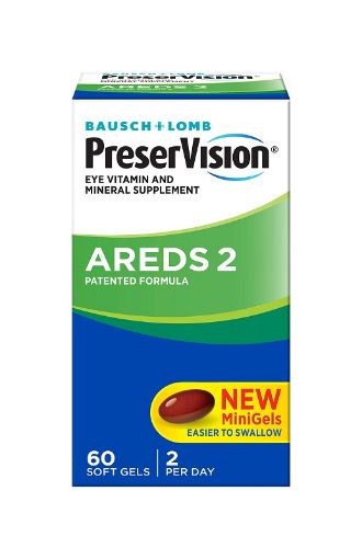 Picture of Bausch+Lomb Preservision Eye Vitamin AREDS 2 Formula Soft Gel