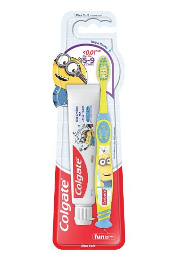 Picture of Colgate Kids Toothbrush 5-9 Minion + Toothpaste 40g