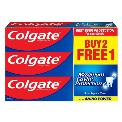 Picture of Colgate Toothpaste Regular 3x175g
