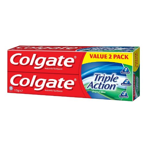 Picture of Colgate Triple Action Toothpaste 2x175g
