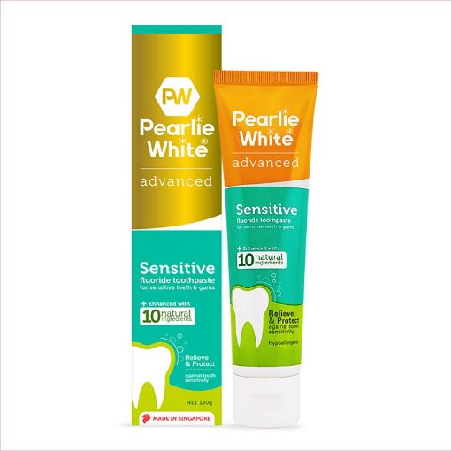Picture of Pearlie White Advanced Sensitive Fluoride Toothpaste 130g