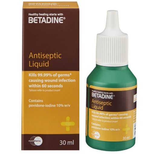 Picture of Betadine Antiseptic Liquid 30ml