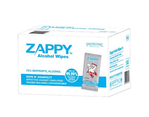 Picture of Zappy Boy Alcohol Wipes 100s