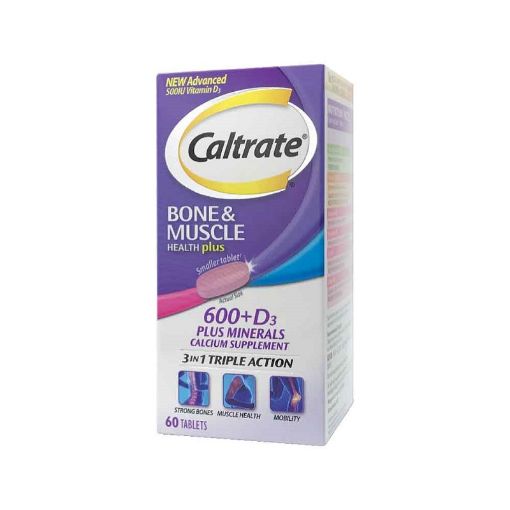 Picture of Caltrate 600 Plus With Vitamin D 500iu 60s