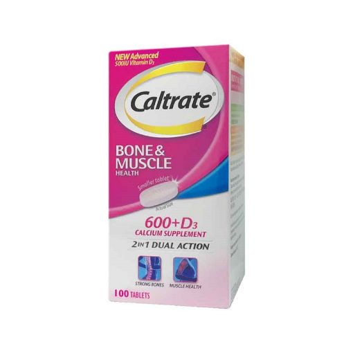 Picture of Caltrate 600 With Vitamin D 500iu 100s
