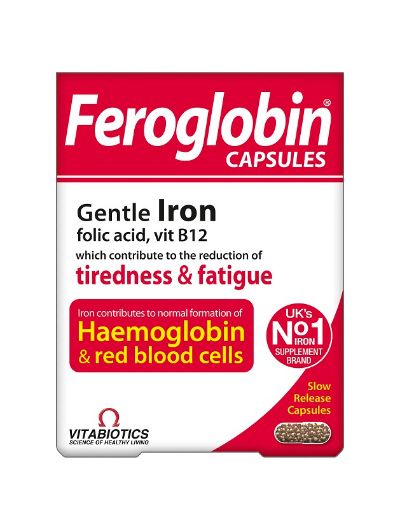 Picture of Vitabiotics Feroglobin Caps 30s