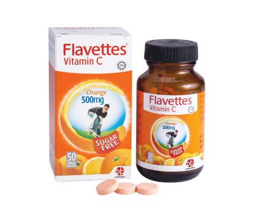 Picture of Flavettes Vit.C Org S/F 500mg 50s