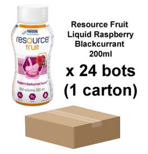 Picture of Resource Fruit Liq Rasp/B Black/C 200ml x 24