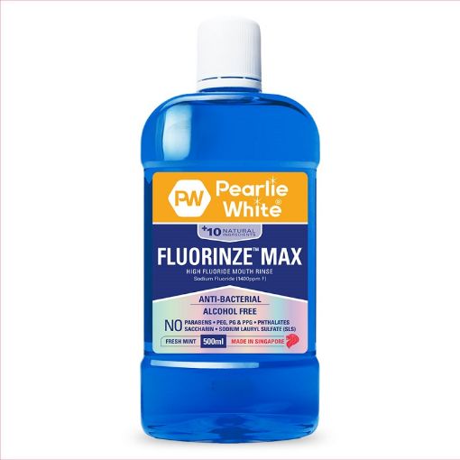 Picture of Pearlie White Fluorinze Max Alcohol Free Mouthrinse 500ml