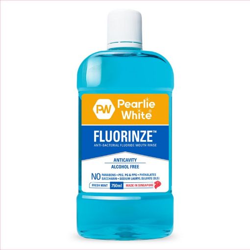 Picture of Pearlie White Flourinze Alcohol Free Mouthrinse 750ml