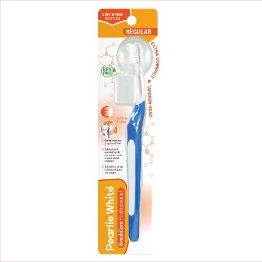 NHG Pharmacy Online-Pearlie W Brushcare Professional Regular Toothbrush