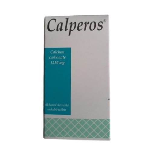 Picture of Calperos Calcium Carbonate 1.25g Tab
