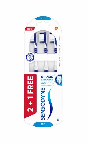 Picture of Sensodyne Repair & Protect Soft Toothbrush 3s