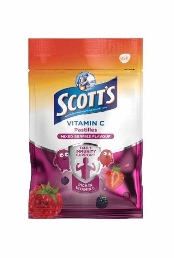 Picture of Scott's Vitamin C Mixed Berries Zipper Pack 30g
