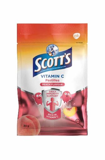 Picture of Scott's Vitamin C Peach Zipper Pack 30g