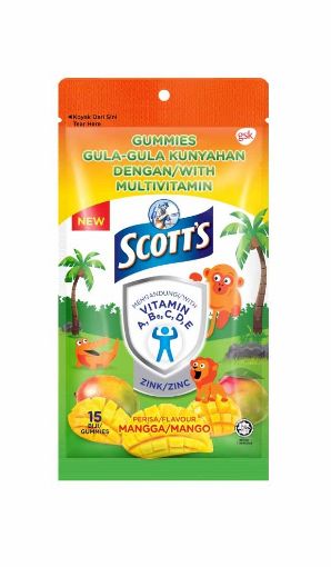 Picture of Scott's Multivitamin Gummies Tropical 15s