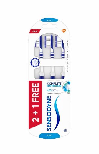 Picture of Sensodyne Complete Protection Soft Toothbrush 3s