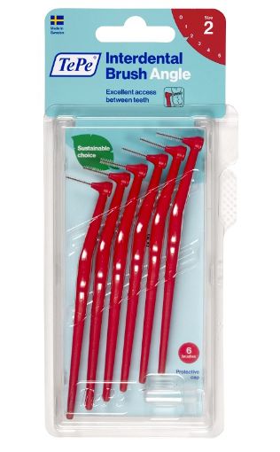 Picture of Tepe Interdental Brush Angle 2 0.5mm 6s