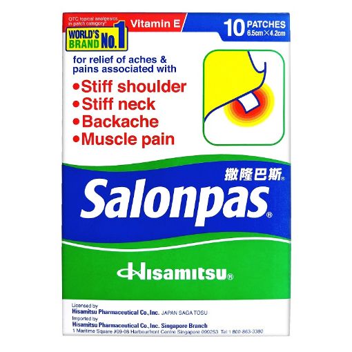 Picture of Salonpas Medicated Plaster 10s