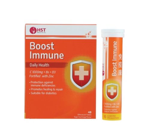 Picture of Nature's Essential Boost Immune Effervescent 48+16s