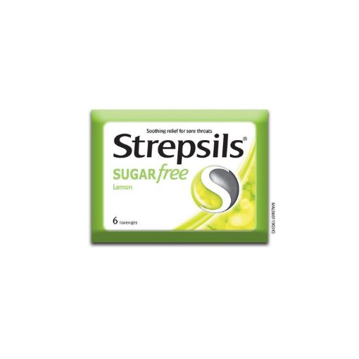 Picture of Strepsils Lemon & Herb Sugar Free 6s