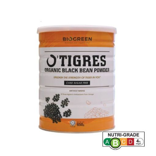 Picture of Biogreen O'Tigres No Sugar Added Black Bean Powder 650g