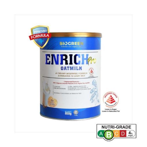 Picture of Biogreen Enrich Pro Oatmilk Energy 850g