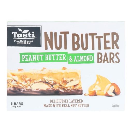 Picture of Tasti Nut Butter Peanut Butter & Almond Bars 5s