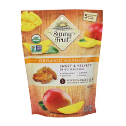 Picture of Sunny Fruit Organic Dried Mangoes 5x20g