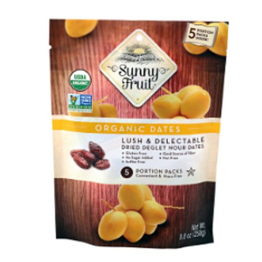 Picture of Sunny Fruit Organic Dried Pitted Dates 5x50g