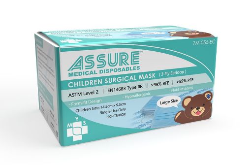 Picture of Assure 3 Ply Face Masks Children 50s
