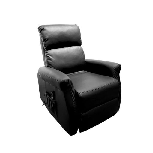 Picture of HappyHome Electric Recline And Lifting Chair (PU Leather Black)