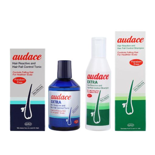 Picture of Audace Extra Hair Reactive Tonic 200ml b/w Extra Reactive Shampoo 200ml