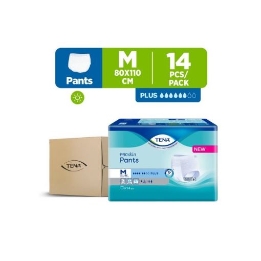 Tena ProSkin Pants Plus Extra Small Size - Pack of 14 Incontinence Pants