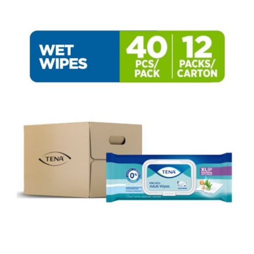 Picture of Tena Proskin Adult Wipes 40s x 12