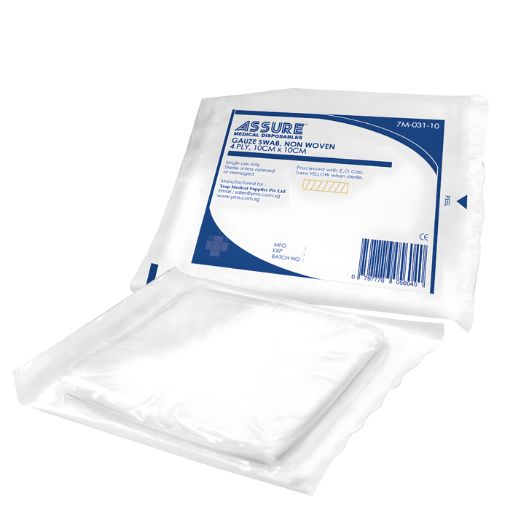 Picture of Assure Non Woven Sterile Gauze Swabs 10x10cm 4Ply 5s