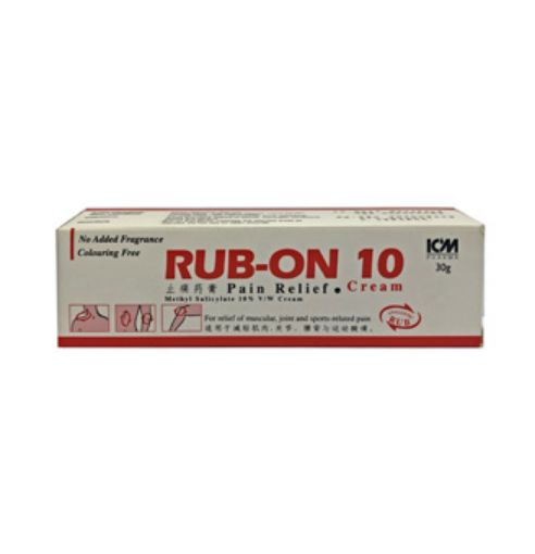 Picture of Rub-On 10 Pain Relief Cream 30g