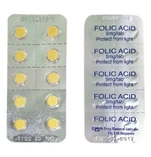 Picture of Folic Acid 5mg Tab